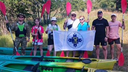 Сплав по водным просторам: медики Дрогичинской ЦРБ открыли красоты родного края